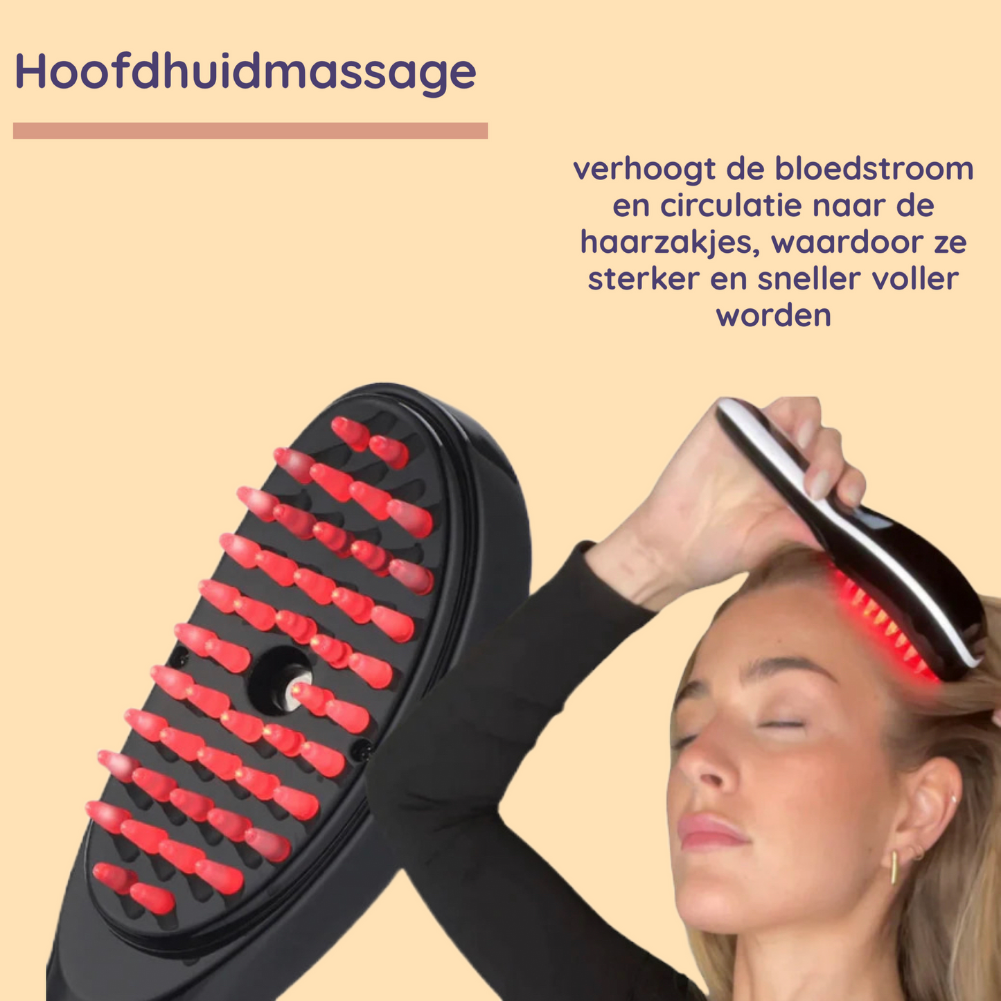 HairBrush Pro™️ | De 4-in-1 borstel voor optimale haargroei